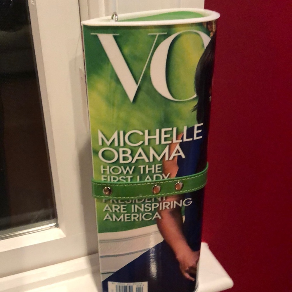 Magazine Vogue Purse with Michele Obama on it.